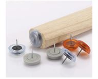 SUNUP PVC PLASTİK KAUÇUK MOBİLYA KORUYUCU PED BAKIR RENGİ