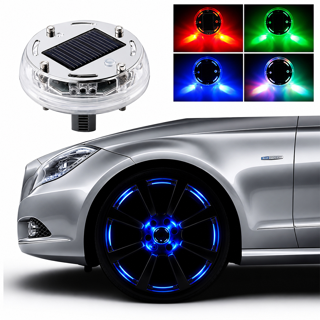SUNUP SN-20591 OTOMOBİL JANT İÇİ LED IŞIK SİSTEMİ SOLAR ENERJİLİ