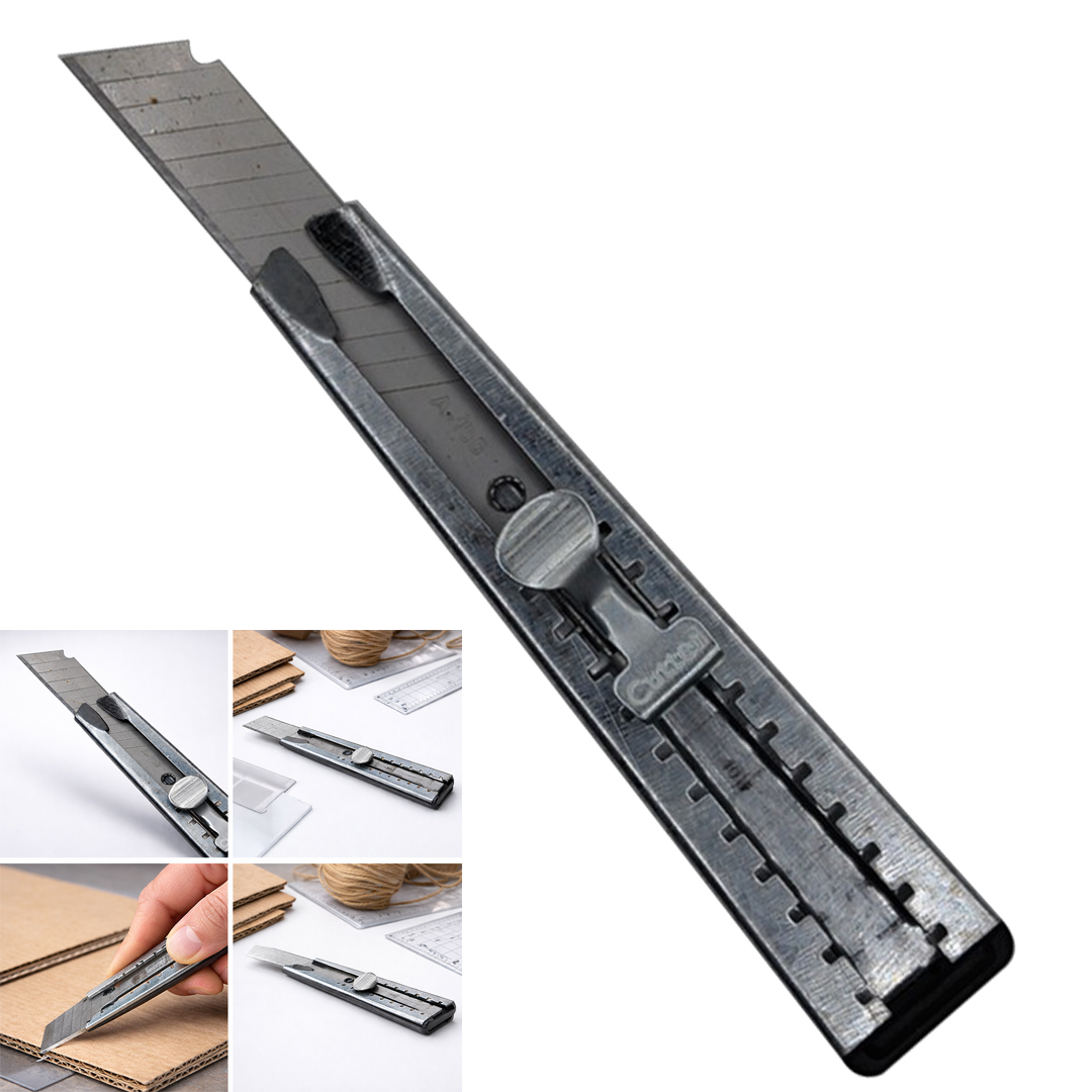 SUNUP SN-27094 METAL 18MM UÇLU 15 CM FALÇATA - MAKET BIÇAĞI - TEKLİ -