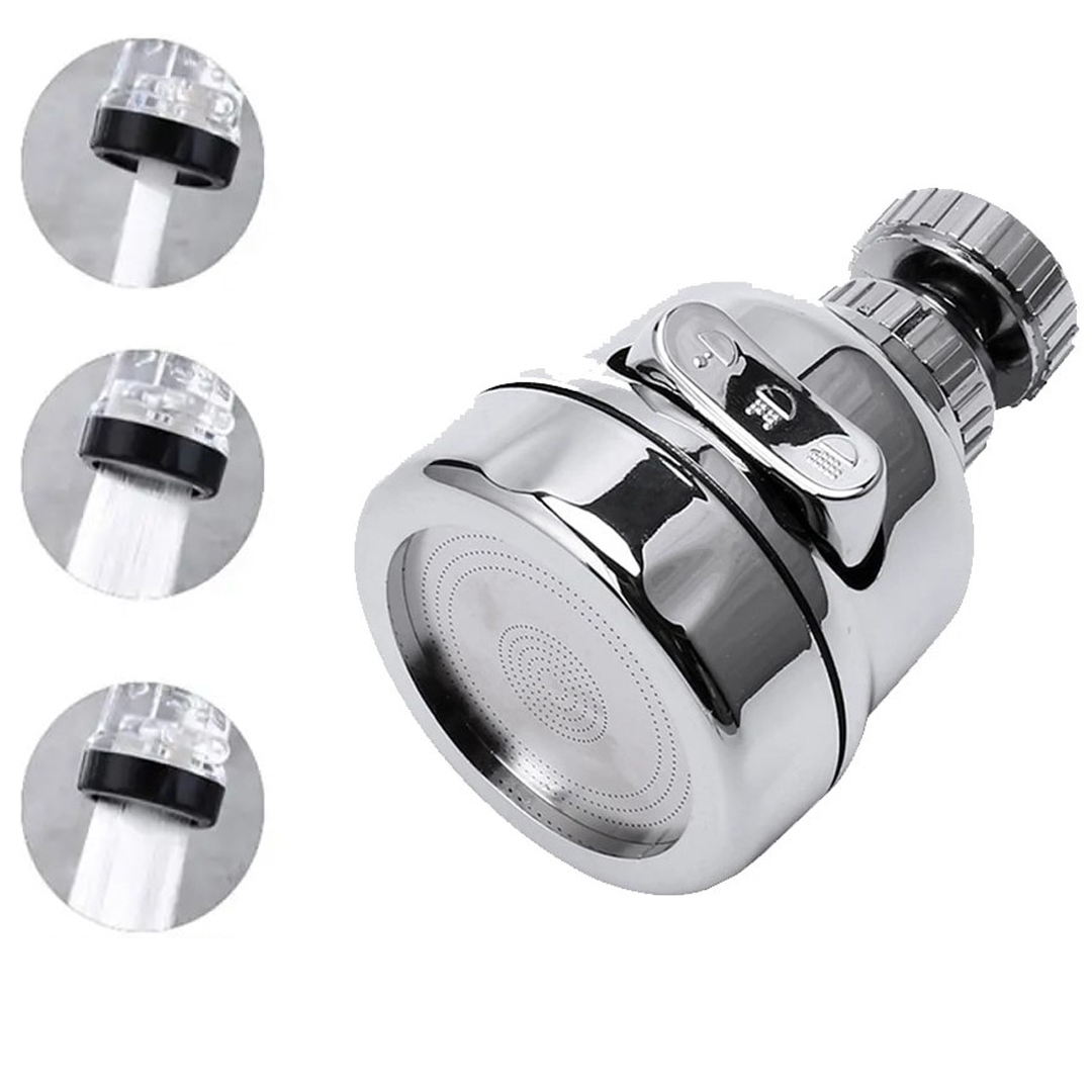 SUNUP SN-27115 3 KADEMELİ TASARRUFLU MUSLUK BAŞLIĞI 360 DERECE