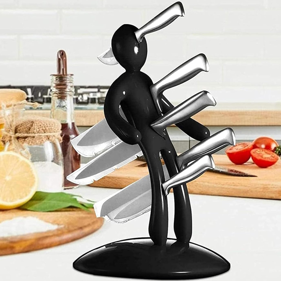 SUNUP SN-29170 SİYAH ÇOK AMAÇLI MUTFAK TEZGAH ÜSTÜ BIÇAK TUTUCU STAND ORGANİZER