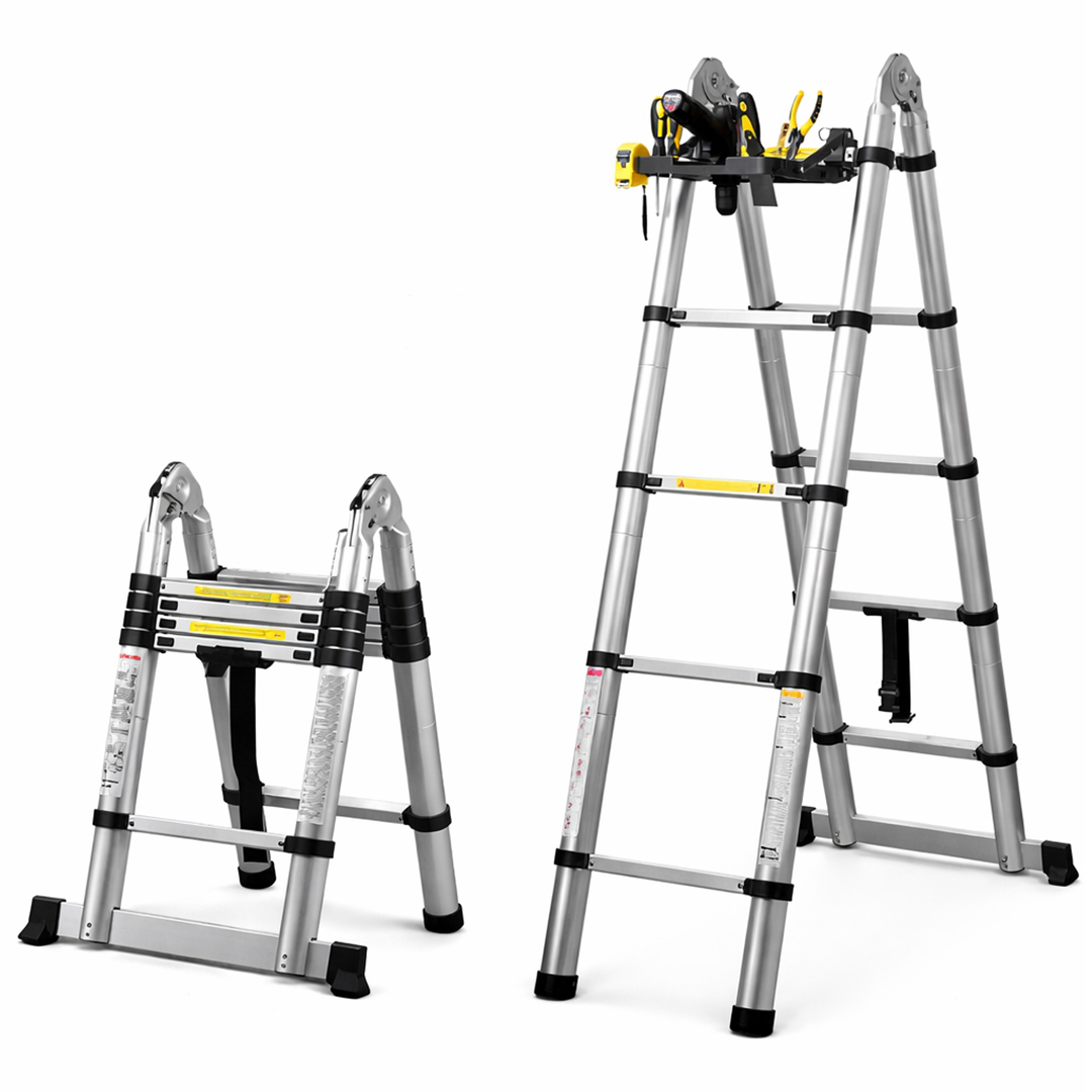 SUNUP SN-29682 3.2+3.2 METRE TELESKOPİK MERDİVEN KARAVAN & TEKNE KATLANIR ALÜMİNYUM