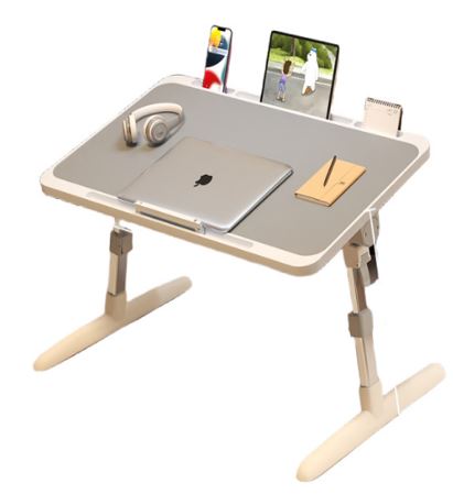 SUNUP SN-29698 60X40X24-32CM ÇOK FONKSİYONLU GRİ MASA