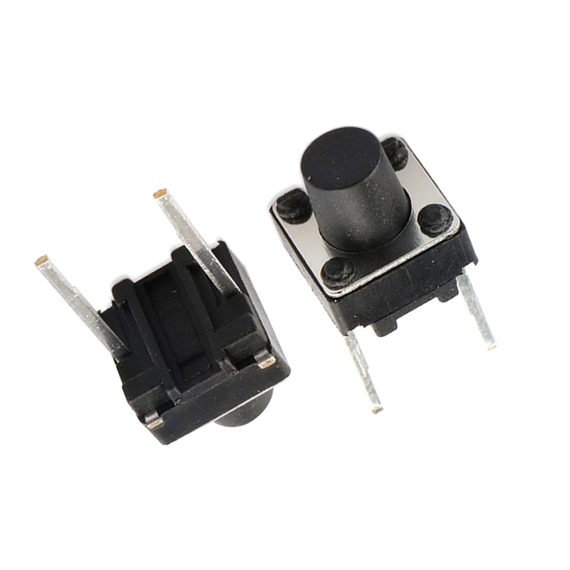 TACT SWITCH ŞASELİ 6X6X3.5MM 2 BACAK IC-200A (C9 BUTON)