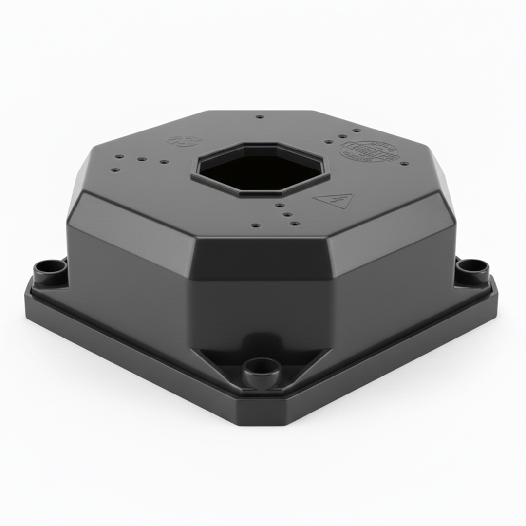 THOR TKB-1111A DIŞ MEKAN KAMERA ANTRASİT MONTAJ KUTUSU KARE BUAT+TABAN