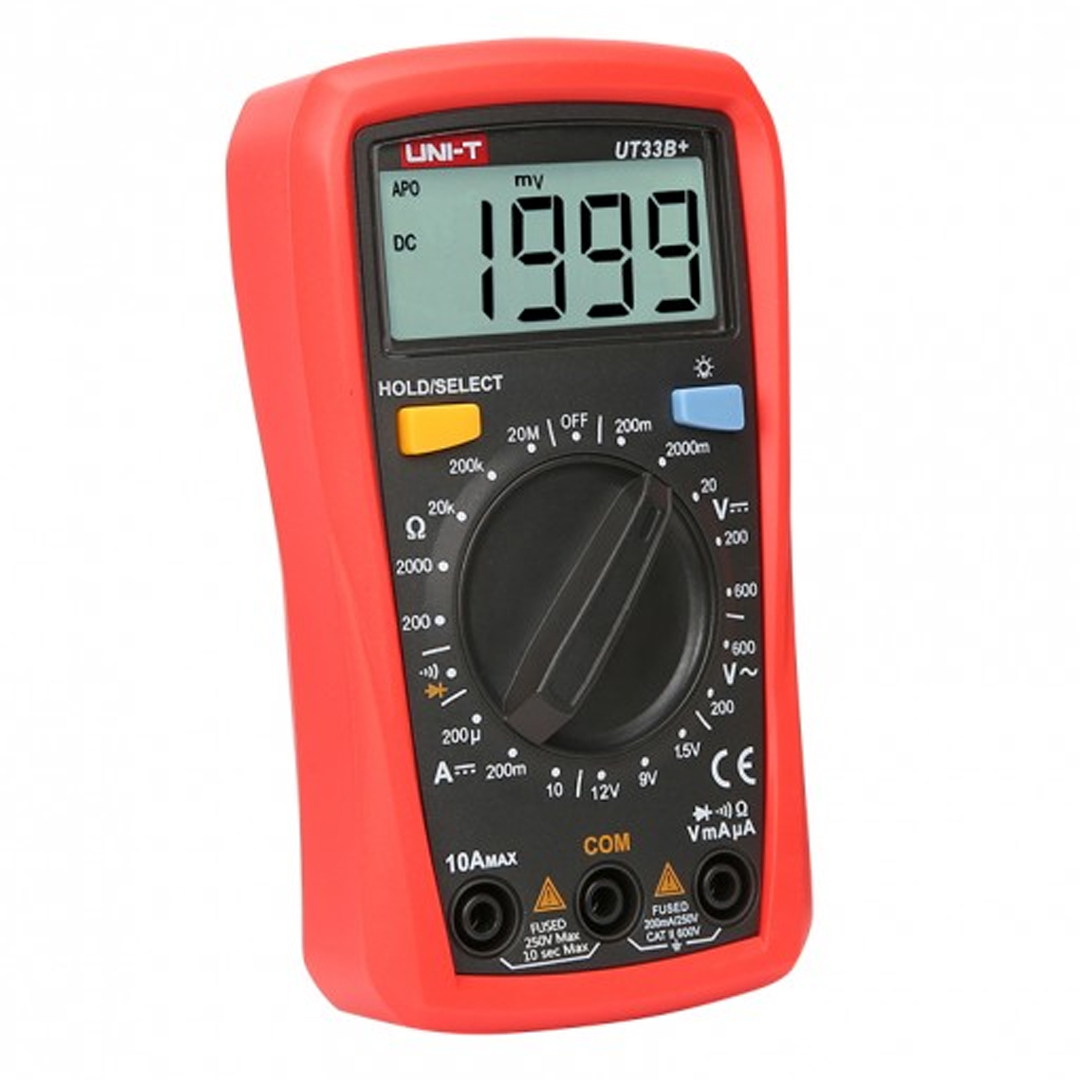 UNI-T UT-33B+ 600V DİJİTAL MULTİMETRE ÖLÇÜ ALETİ