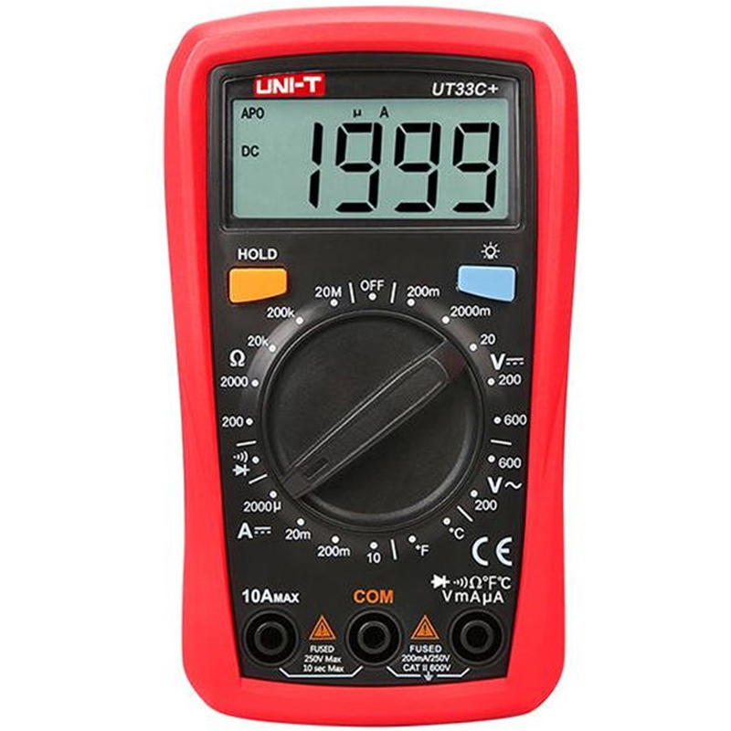 UNIT UT-33C+ 600V DİJİTAL MULTİMETRE ÖLÇÜ ALETİ