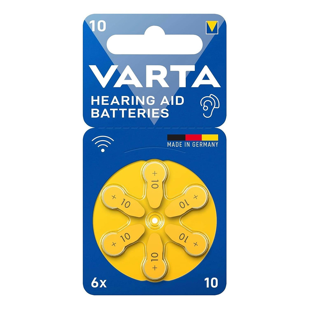 VARTA 10 NO KULAKLIK PİLİ (6'LI PAKET)