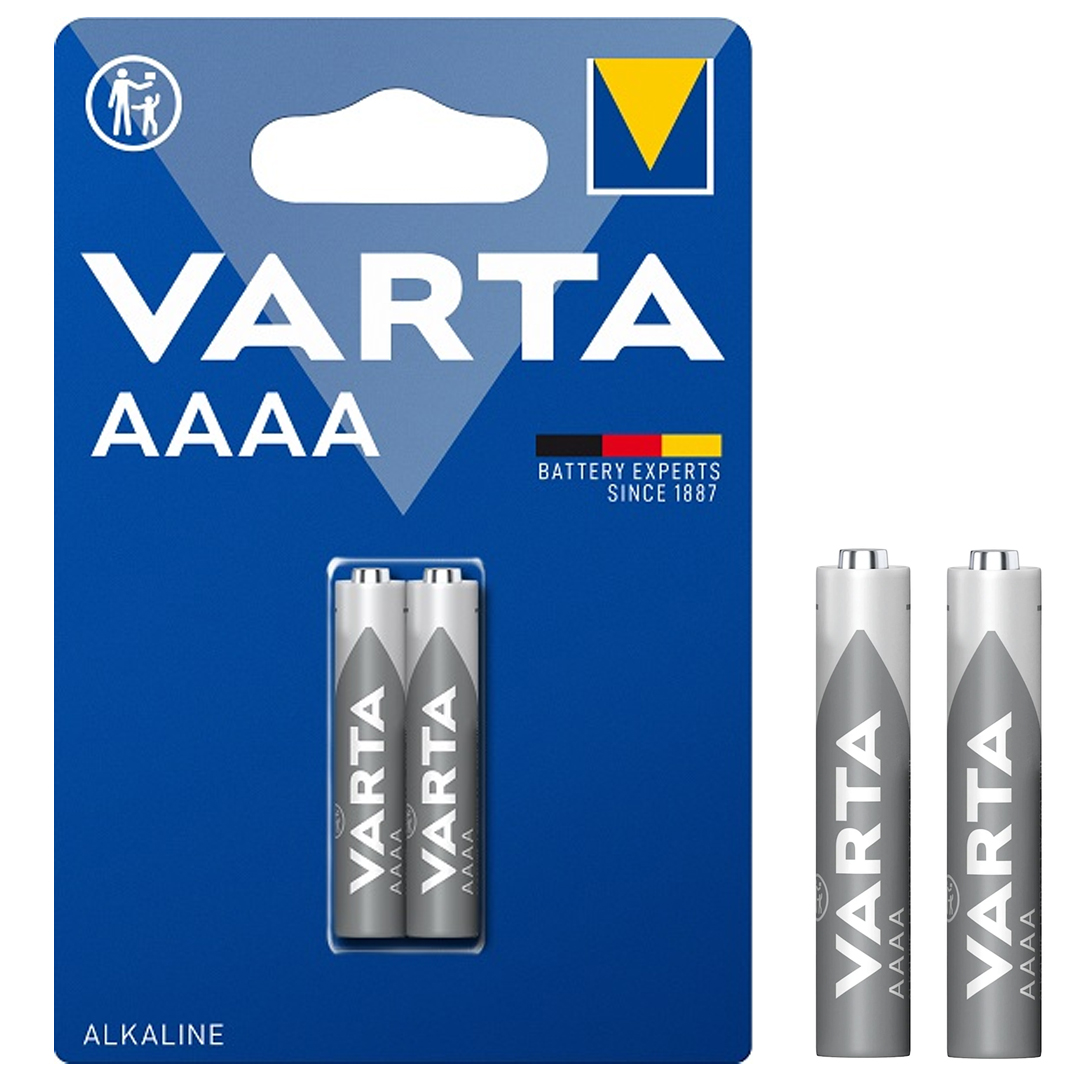 VARTA LR8D425 AAAA İNCENİN İNCESİ 1.5V ALKALİN 2'Lİ PAKET PİL