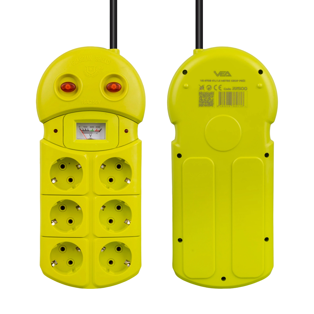 VEA VE-970B 6'LI 1.5 METRE GRUP PRİZ