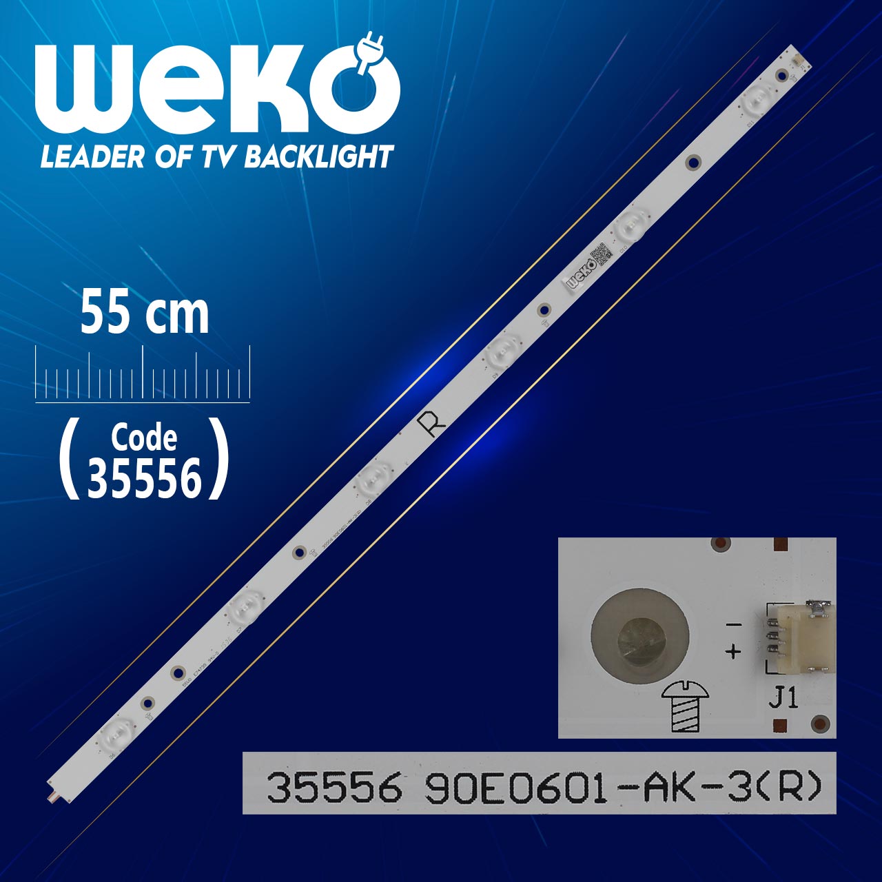 WEKO EVT LBM490E0601-AK-3(R) - 6 LEDLİ 55 CM (WK-440)