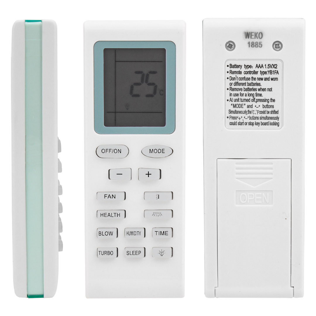 WEKO KK 9198601126GREE YB1FA * ARTIKO - BEKO KLİMA KUMANDASI