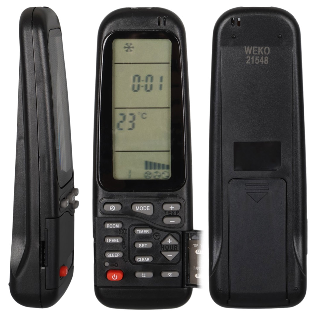 WEKO KK ELECTRA RC-3I-1 * SİEMENS E-NR S1ZKI12105/01 SİYAH KLİMA KUMANDASI