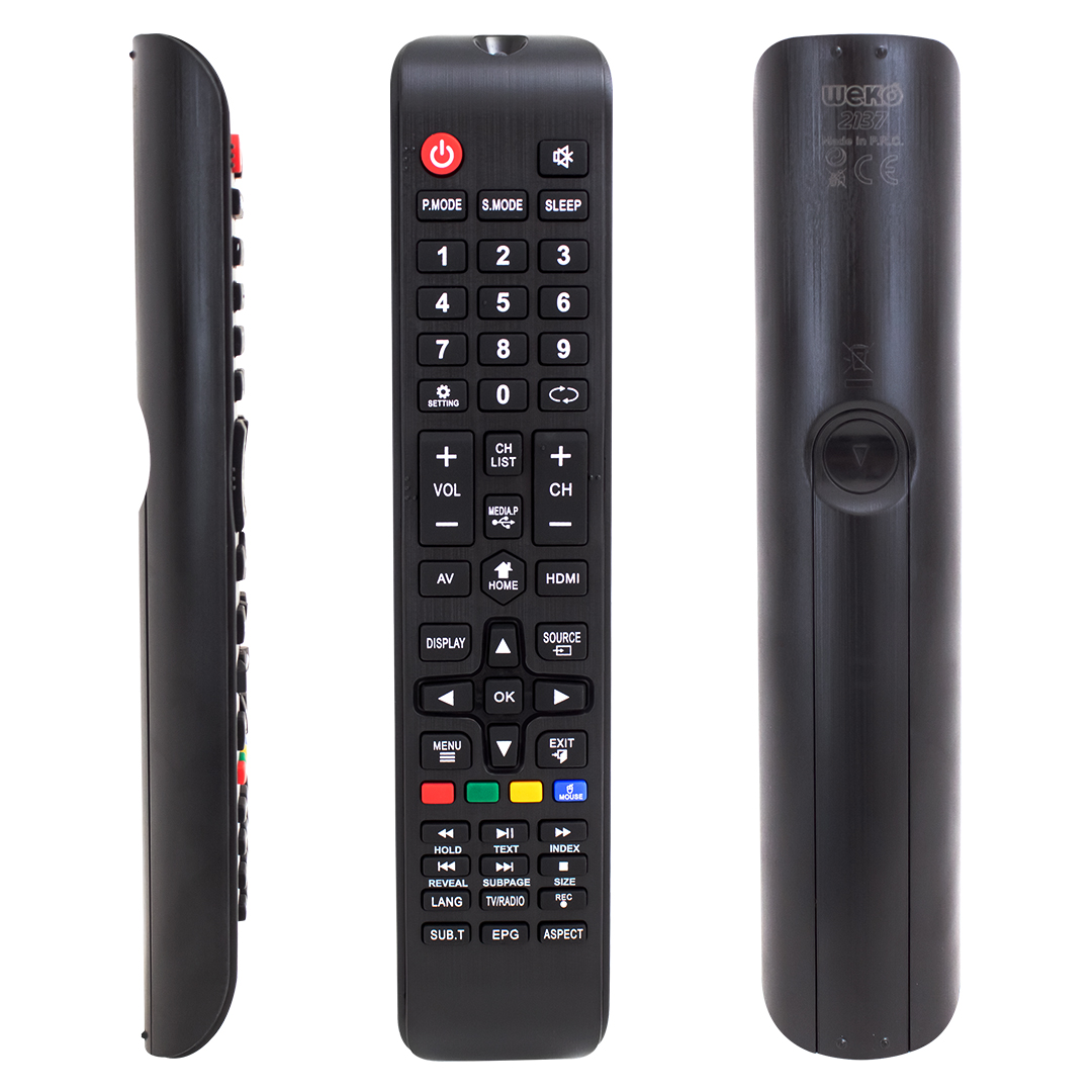 WEKO KL DİJİTSU 55SH * ROSE ATV-232 * TECHNOBOX TX LED 43 * ELECTROMASTER EM-122 LCD LED TV KUMANDA