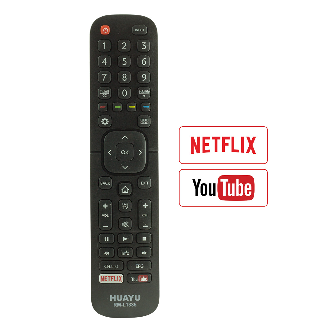 WEKO KL HISENSE RM-L1335 PLUS NETFLIX-YOUTUBE TUŞLU LCD LED TV KUMANDA
