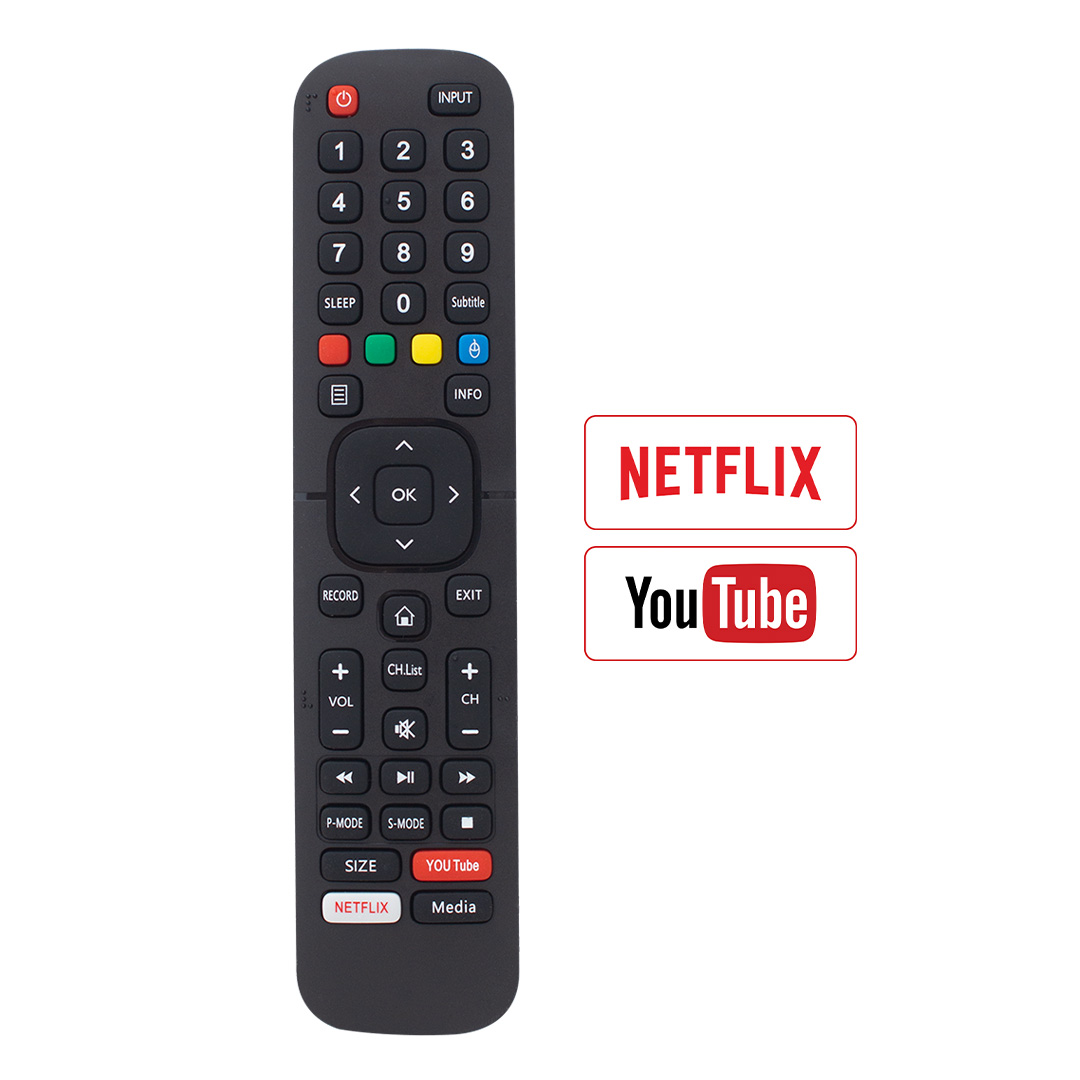 WEKO KL HISENSE * STRONG SMART NETFLIX-YOUTUBE-MEDIA TUŞLU LCD LED TV KUMANDA