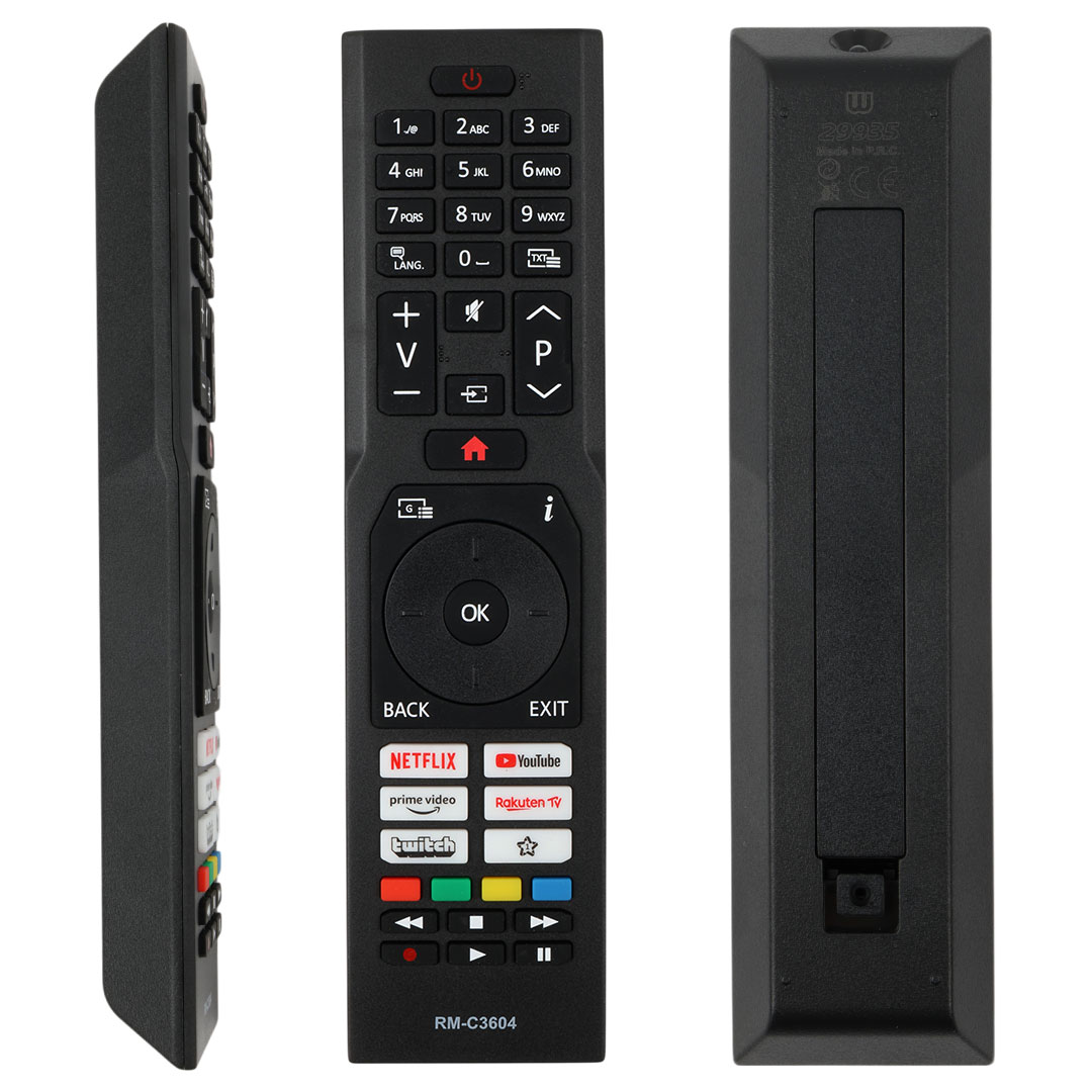 WEKO KL HJC123 RM-C3604 JVC NETFLIX-YOUTUBE-PRIME VIDEO TUŞLU LCD-LED TV KUMANDA