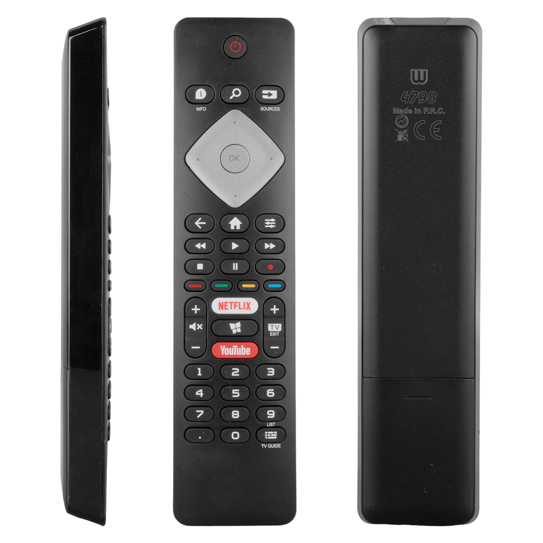WEKO KL PHILIPS 43PUS6554 - 50PUS6554/12 - 55PUS6554 NETFLIX-YOUTUBE TUŞLU LCD LED TV KUMANDA