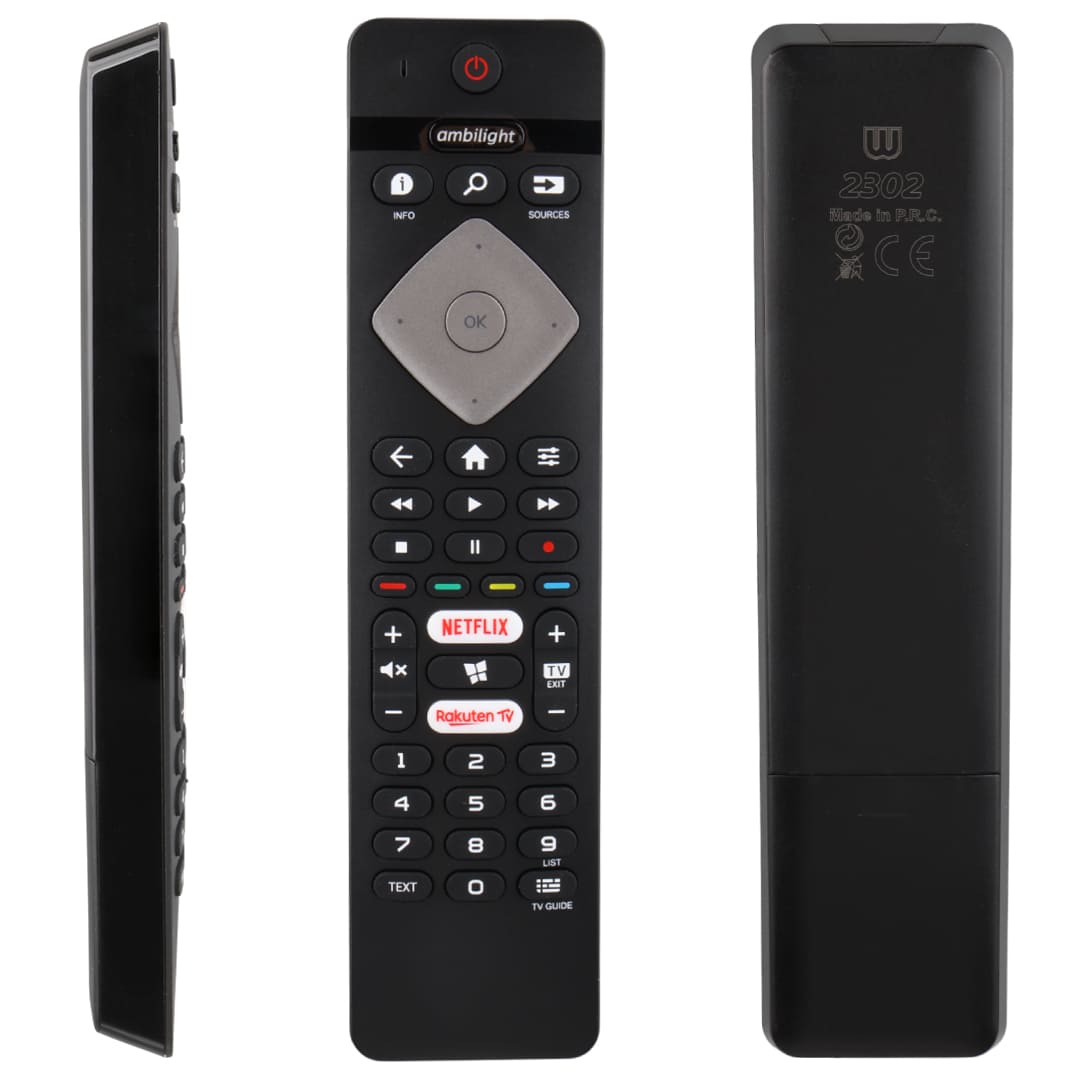 WEKO KL PHILIPS AMBILIGHT NETFLIX-RAKUTEN TV TUŞLU 43PUS6504/62 LED TV KUMANDA (40179=2302)