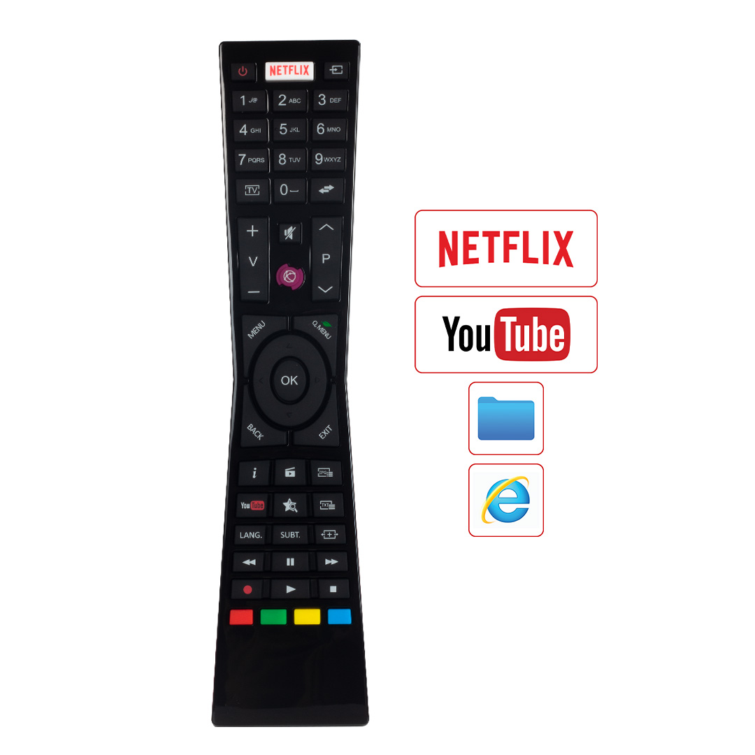 WEKO KL RM-C3184 VESTEL JVC NETFLIX-YOUTUBE TUŞLU LCD LED TV KUMANDA (RCA2-49101*SRC-4916) (40170=18329)