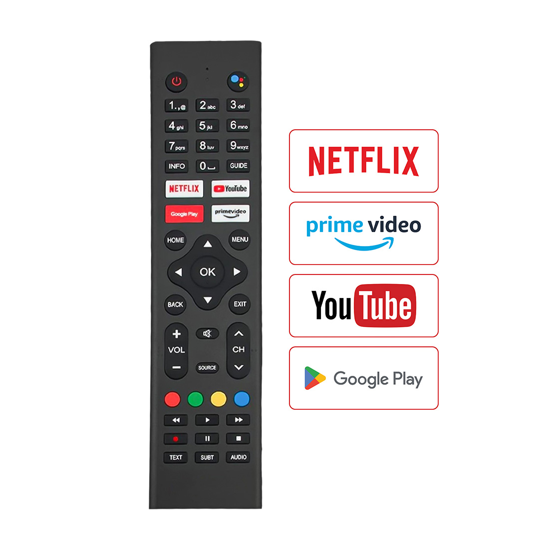 WEKO KL SES KOMUTSUZ SUNNY SN43LEDH6886 NETFLIX-GOOGLE PLAY-YOUTUBE-PRIME VIDEO TUŞLU  LCD LED TV KUMANDA