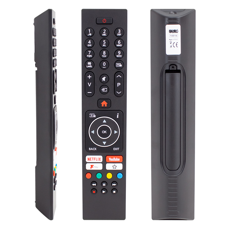 WEKO KL VESTEL RC43137-49UD8200-55UD8450 NETFLIX-YOUTUBE-PLAY TUŞLU YAZISIZ LCD LED TV KUMANDA