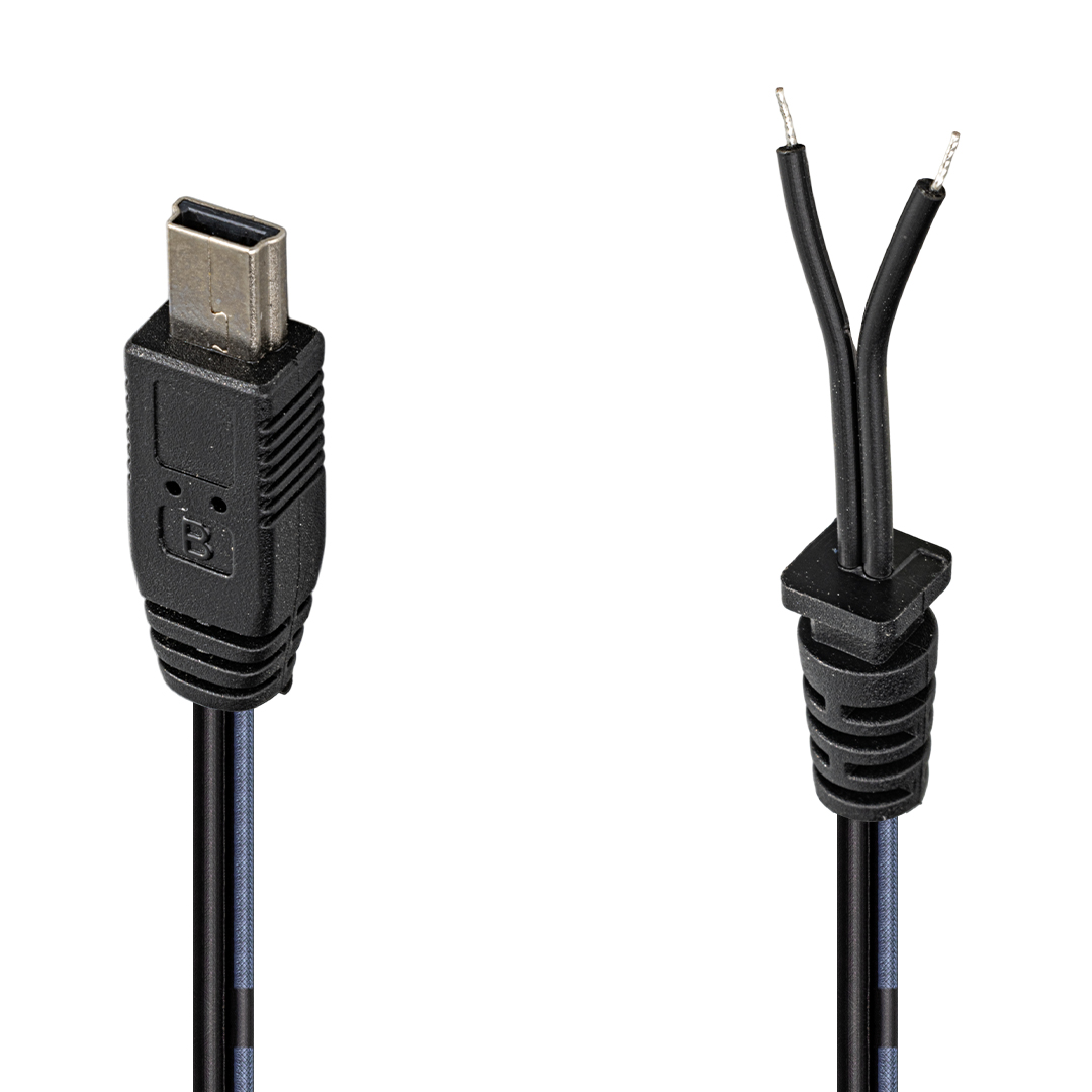 WEKO YERLİ ÜRETİM 1.2 METRE 18/0.10BS*2F MİNİ USB YEDEK ADAPTÖR KABLOSU