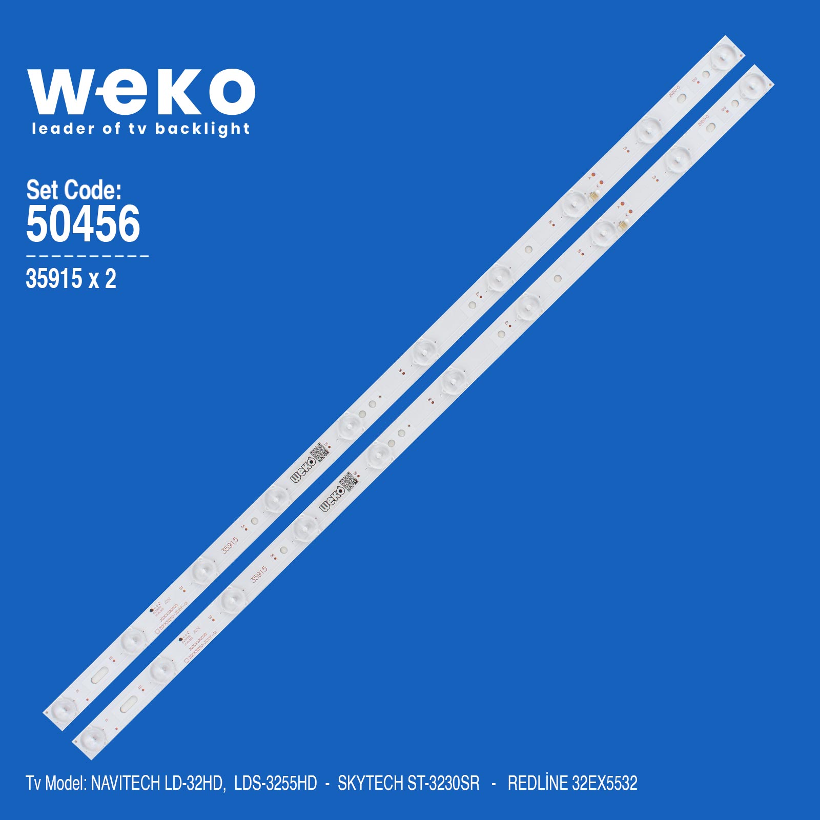 WKSET-5456 35915X2 ZDCX32D10-ZC21F-02 CX315M09 303CX320035  2 ADET LED BAR