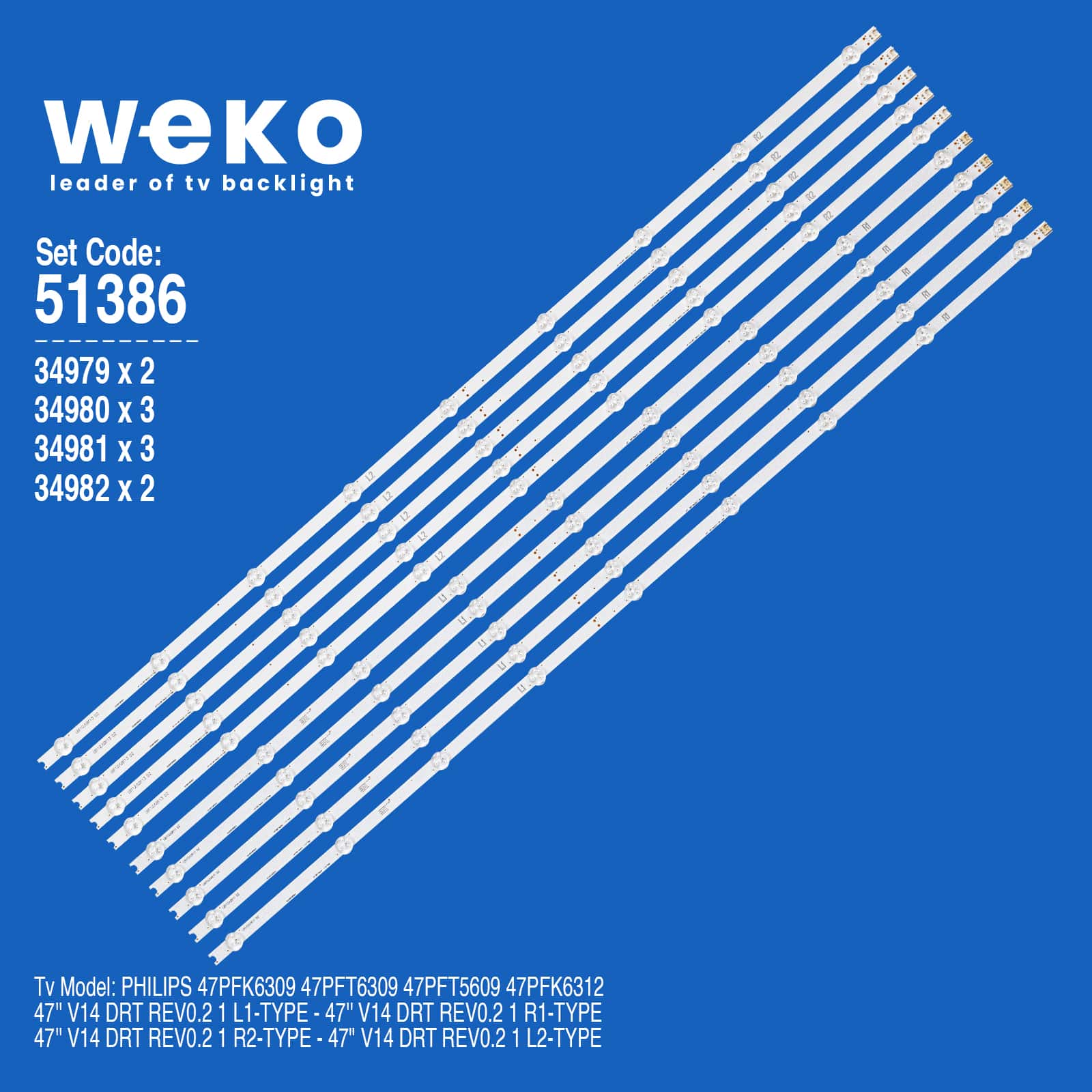 WKSET-6386  34979X2 34980X3 34981X3 34982X2  47'' V14 DRT REV0.2 1  94 CM BİRLEŞTİRİLMİŞ LED KODU 5 ADET LED BAR