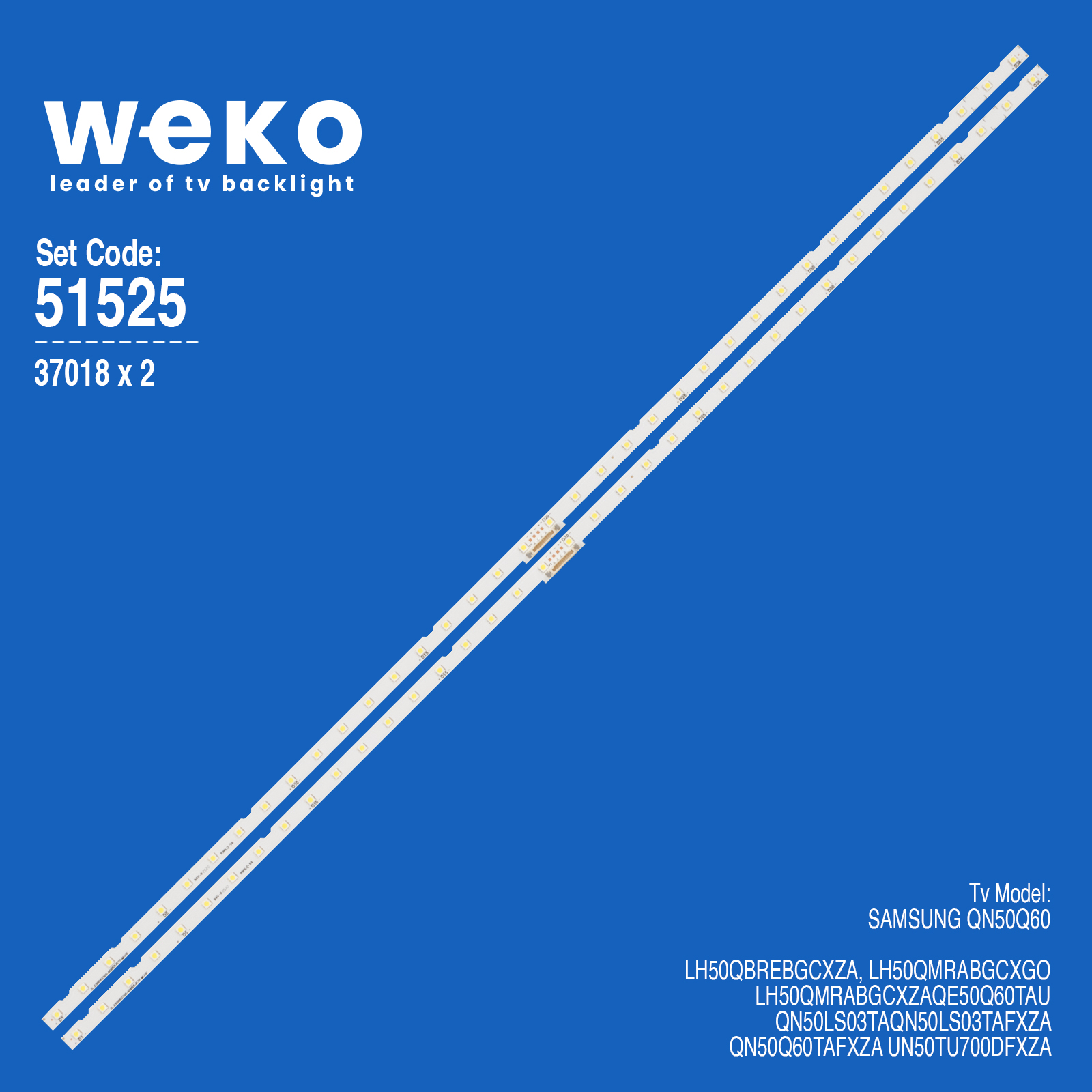 WKSET-6525 37018X2 V0T6-500SM0-R0 BN96-50382A  2 ADET LED BAR (42LED)