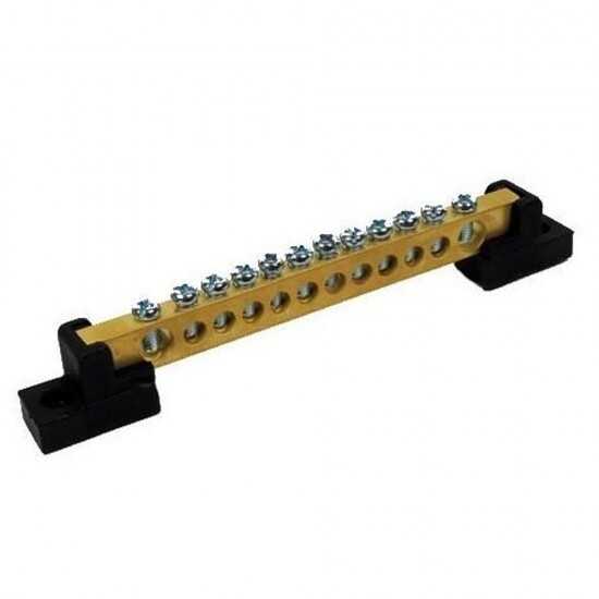 Mutlusan 80A. 10 Delik Ayaklı Dağıtım Ünitesi 6,5x9mm