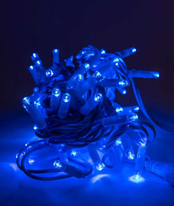 ACK AS90-01106 220v Eklenebilir Ledli Yılbaşı Ağacı Süsleme Mavi Işık