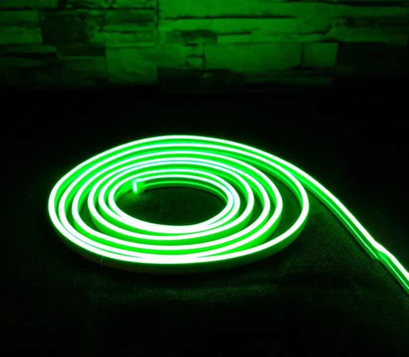 ACK AS03-00605 10W/mt 12V Neon Hortum Led Yeşil Işık IP65