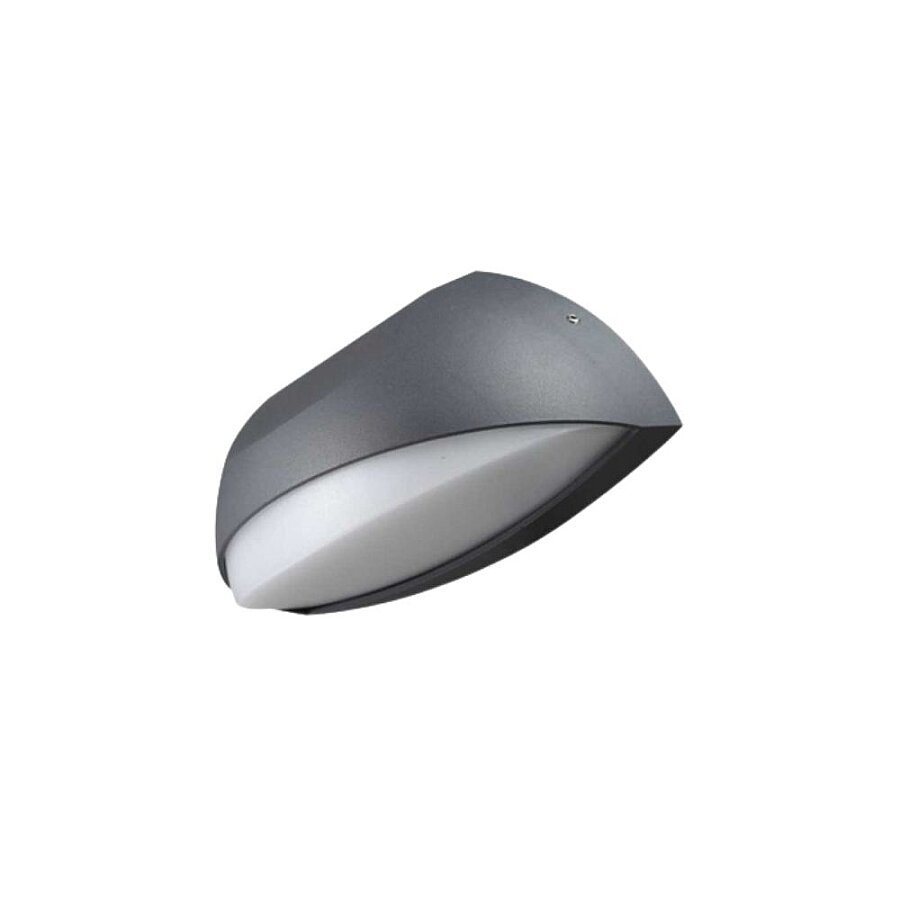 ACK Pirus B 12W LED Bahçe Duvar Apliği 3000K Gün Işığı Siyah