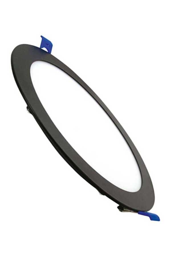 ACK AP01-01801 18W Sıva Altı Yuvarlak Led Spot Panel Armatür 3000K Günışığı Siyah Kasa