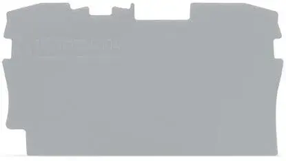 Wago 2004-12xx için Sonlandırma Plakası Gri