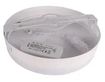 ACK AP11-02430 24W Cerçevesiz Sıva Üstü Yuvarlak Led Spot Panel Armatür 6500K Beyaz Işık