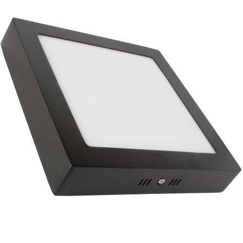 Lamptime Sıva Üstü Slım Downlıght 24w 6500k Kare Siyah Gövde