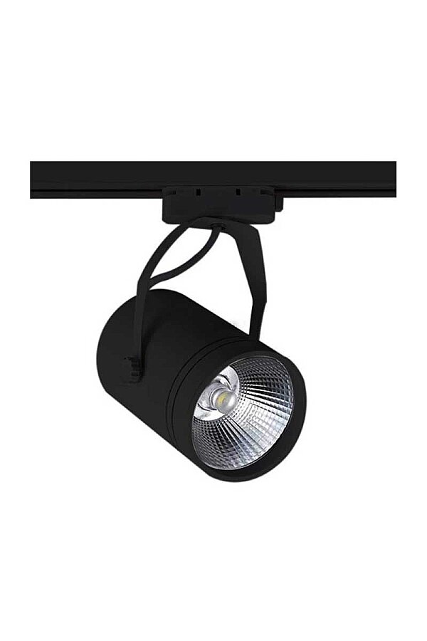 ACK AD30-11901 30W 3000K Günışığı COB LED Ray Spot Siyah