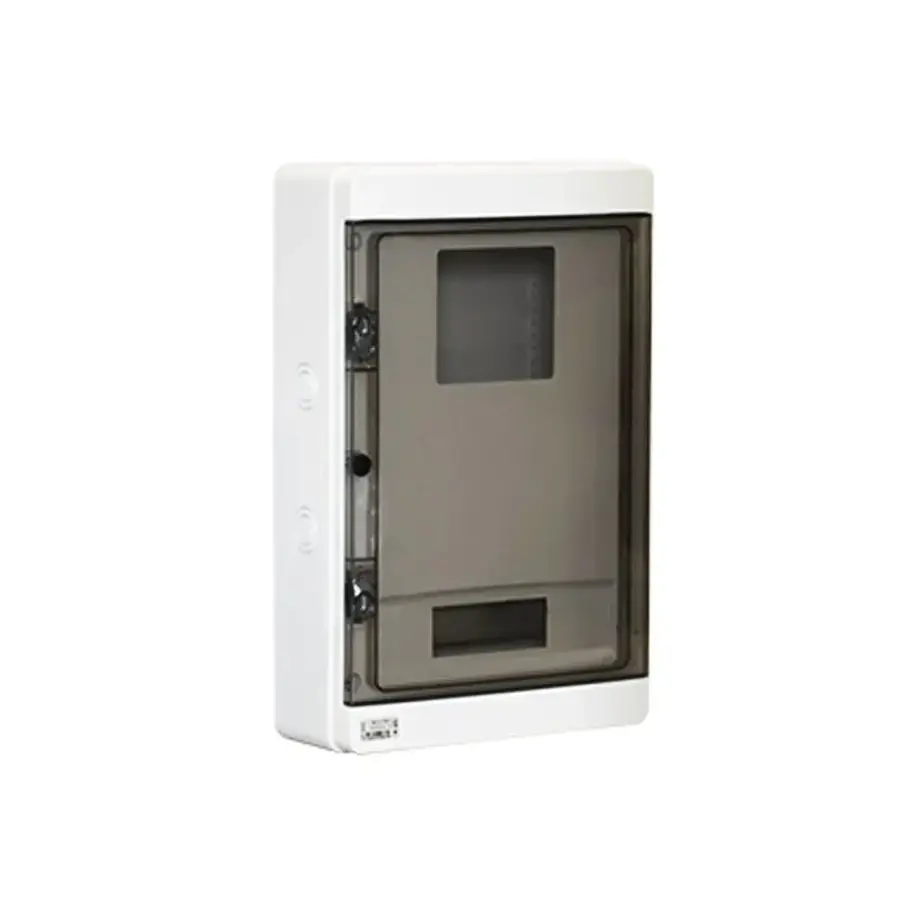 Çetinkaya 335x520x135 1 Trifaze Sayaç Kutusu Şeffaf Kapaklı 15 Sigortalı