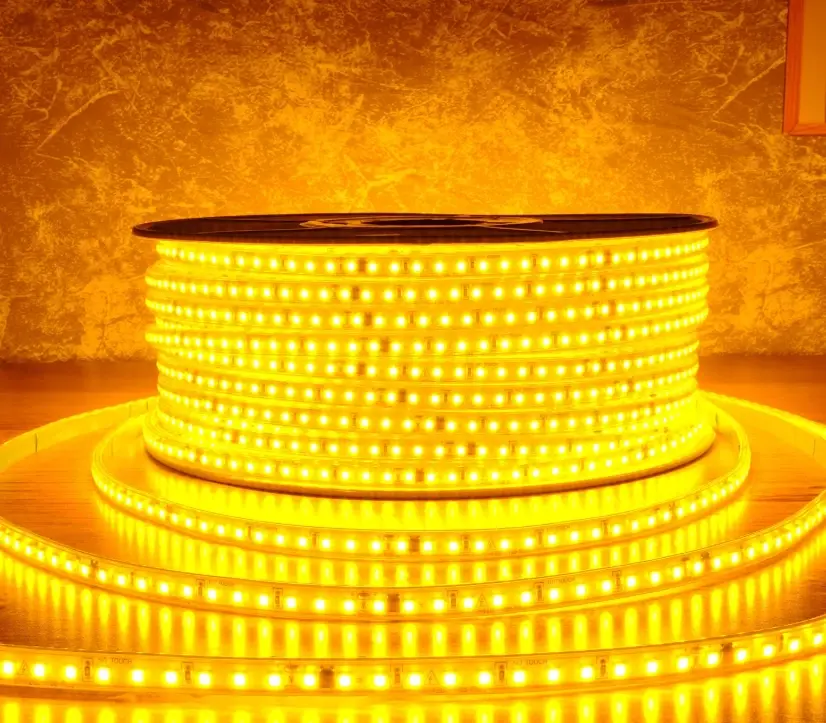 ACK AS01-01508 10W/mt 220V 120 Ledli Şerit Led Amber Işık IP65