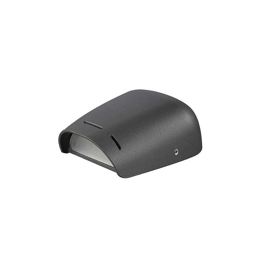 ACK Sirius B 3.5W LED Bahçe Duvar Apliği 3000K Gün Işığı Siyah