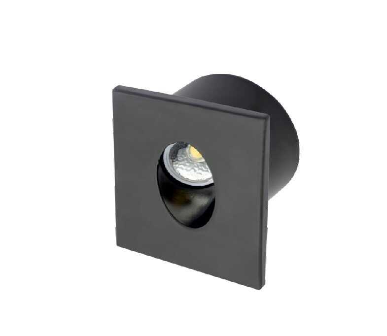 Cata CT-5179 3W Led Koridor Armatürü Siyah Kasa Günışığı