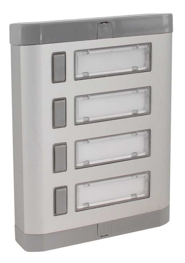 Mutlusan 4 Lü Alüminyum Zil Butonu 1.Kalite