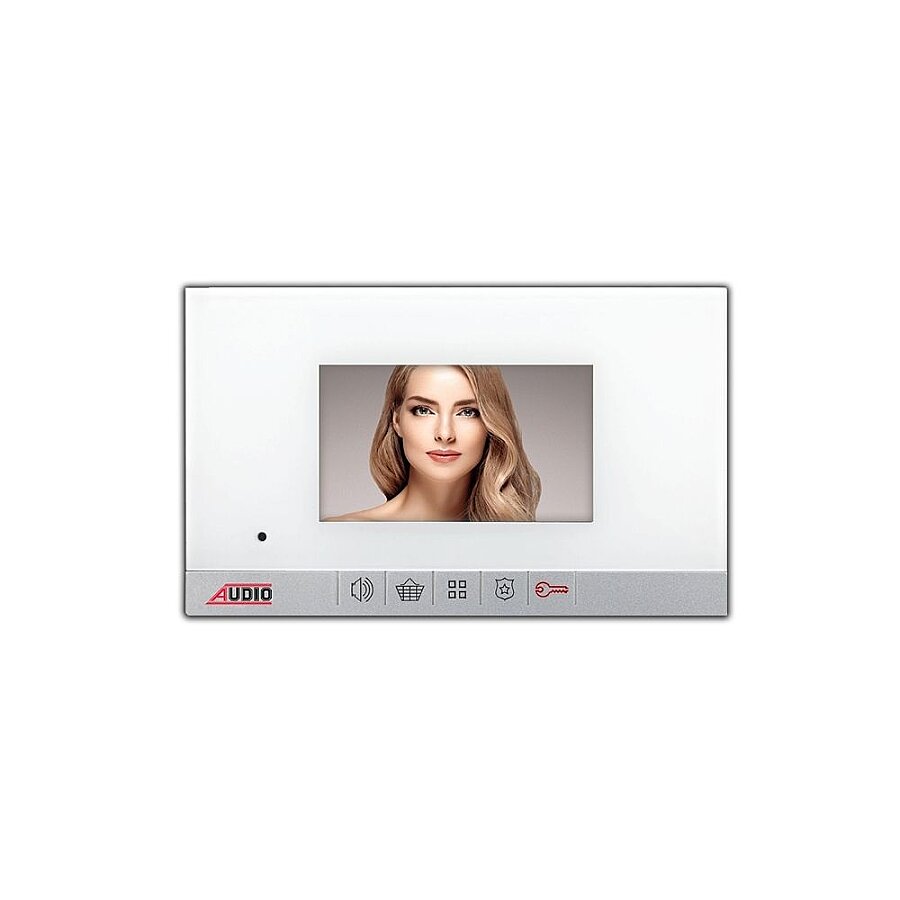 Audio 001180C 4.3 İnç Beyaz Görüntülü Diafon
