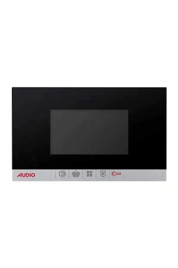 Audio 4,3" Görüntülü Diafon Mekanik Butonlu Siyah