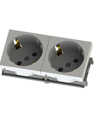 Nead 2006-2 45x45 2'li 45° Şebeke Priz