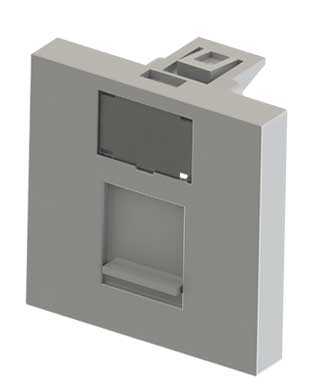 Nead 2051 45x45 mm Data/Tel Kapağı Tekli