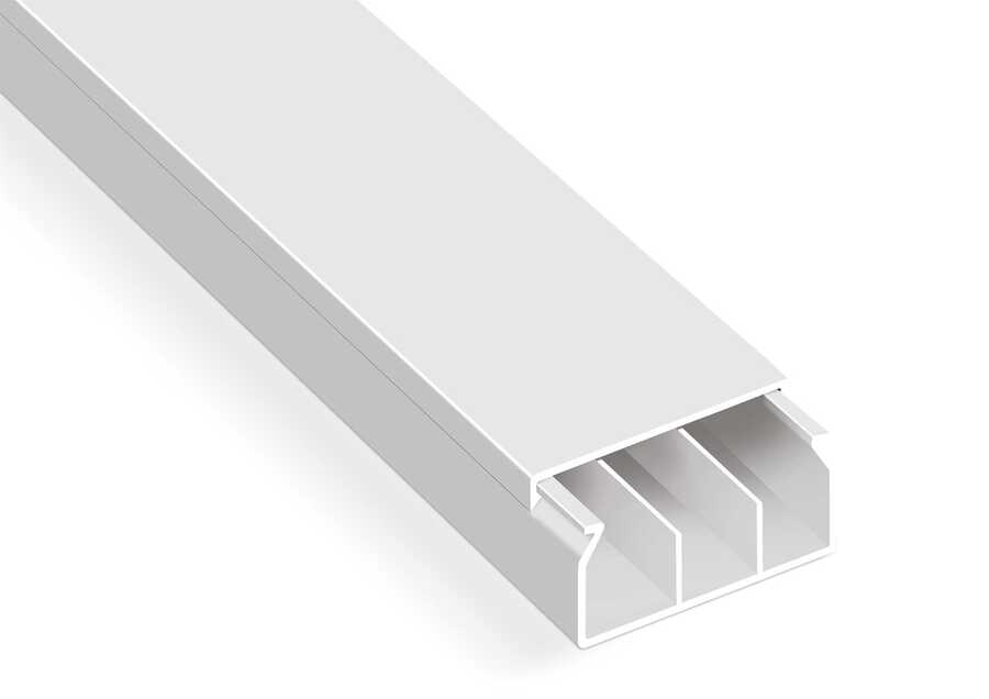 Mutlusan 60X25 Kablo Kanalı (Eko-Bölmeli) (KUTULU)