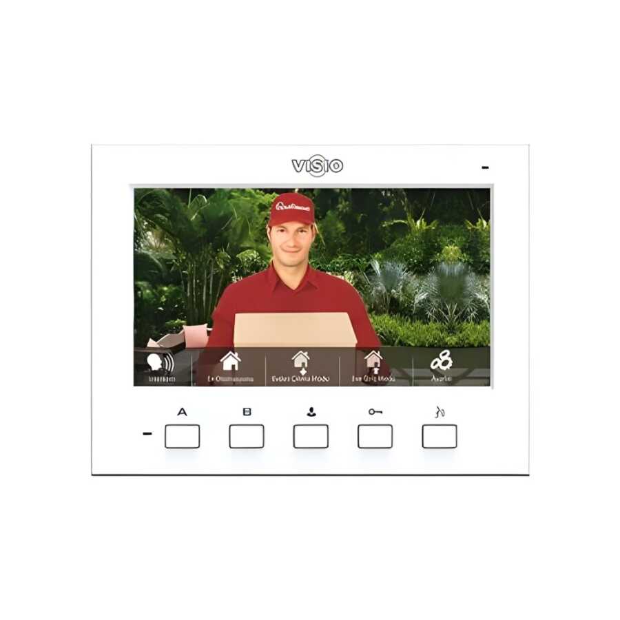 Visio 7'' Görüntülü Diyafon Beyaz